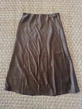 Women's Brown A-Line Skirt. The Drop size S
